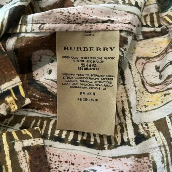 Umber Brown Burberry top - Picture 4 of 6